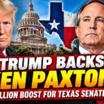 Trump Ramps Up Texas Push as Ken Paxton Faces Tough Senate Fight